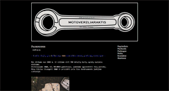 Desktop Screenshot of motoverzliaraktis.lt